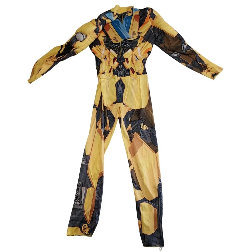 Transformers Bumblebee Costume‎ Kids Yellow Padded Jumpsuit Only Halloween XS
